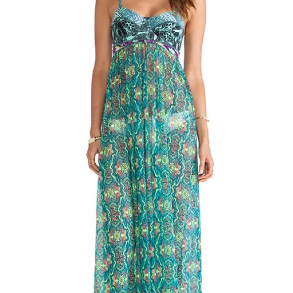 Maaji Elegant Multicolor Maxi swim cover - Picture 1 of 4